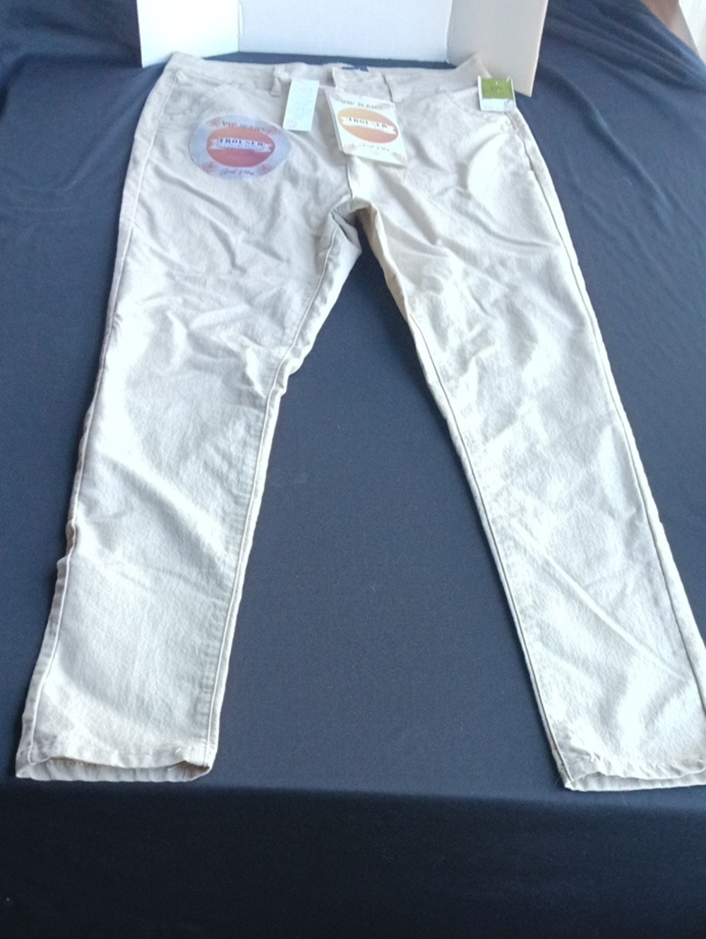 VIP Slim Fit Beige Jeans